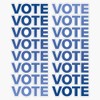 Vote Vote Vote Election Sticker Bumper Sticker Vinyl Decal 5"