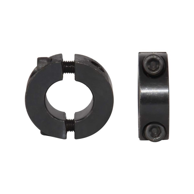 AZSSMUK 5/8" Bore Double Split Clamp-On Shaft Collars of Carbon