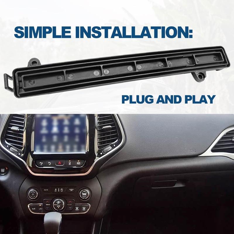Dunviku Cabin Air Filter Cover Durable HVAC Filter Replacement for