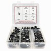 Cable Clamps Assortment Kit,50pcs Rubber Cushion Insulated Clamp.Stainless Steel Pipe