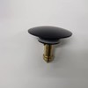 KES Bathroom Replacement Sink Drain Stopper Matte Black, S2008-Kit-BK