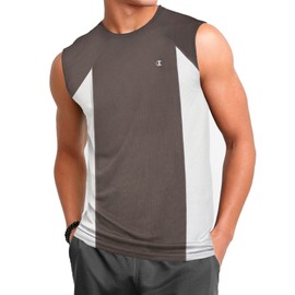 Champion Big and Tall Muscle Shirts for Men - Quick Dry Active Moisture Wicking Charcoal Heather