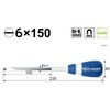 Vessel neon Screwdriver -6 * 150 (No. 265)