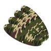 Green Camouflage Double-Sided Oval Nail File Emery Board Set 4