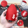 AdiStylinno 4 Pcs Car Key Cases, Cute Creative Pull Out