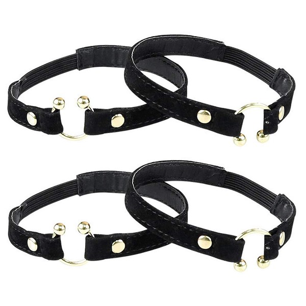 CAREOR Pack of 4 Width 1 cm Women's Leather High