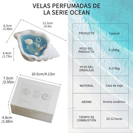 Glitzcharm Velas Aromaticas Cera de Soja 100 Pura Velas Aromticas Hechas a Mano Alivio Del Estrs y Relajacin Regalos para Mujer para San Valentn...   