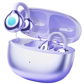 AI Translation Earbuds Real Time 144 Language Translation Headphones, Online Wireless Language Translator Earbuds 3-in-1 Translating Device with APP for Travel Business Learning, Purple