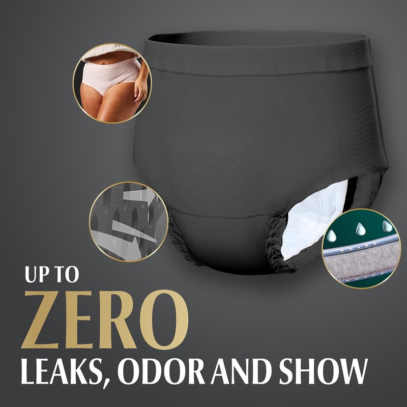 Depend Silhouette Adult Diapers, Incontinence & Postpartum Bladder Leak Underwear