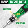 SK 22-in-1 Ratcheting Screwdriver with Nut Drivers, 216-P Multi-bit Screwdriver,