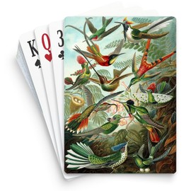 CafePress Vintage Hummingbirds Decorative Illustration Standard Size Playing Cards