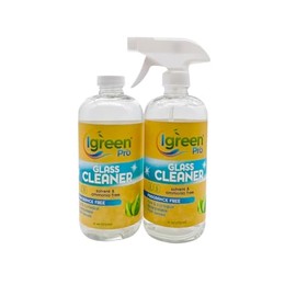 IGreen Pro Two Glass Cleaner Solvent and Ammonia Free 16 Ounces Each