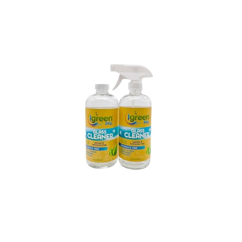 IGreen Pro Two Glass Cleaner Solvent and Ammonia Free 16