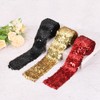 sourcing map 2.2 Yards 2 Inch Elastic Sequins Trim 5