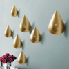 Pack of 2 Creative Water Drop Coat Hooks Wall Mounted