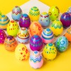 JOYIN 24 x 8 cm Printed Easter Eggs, Empty Easter