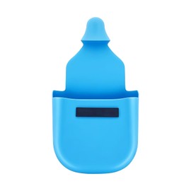 KIBBEH 1 Pack Reusable Silicone Fuel Glove, Protect Hands from Filthy Gas Pump Handles and Keypads, Durable and Universal (Blue)