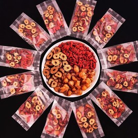 Bacilio 紅棗桂圓枸杞茶 健康茶 配合ハーブ茶 女の花茶 女性の組み合わせ花茶 ハーブティー 女養気血茶 フルーツティー 红枣桂圆枸杞茶 中国茶 無農薬 無添加 健康茶 無料調理 (225g(15g*15袋))