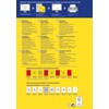 Avery Zweckform, L6006-20 Removable Neon Labels / 210 x 297