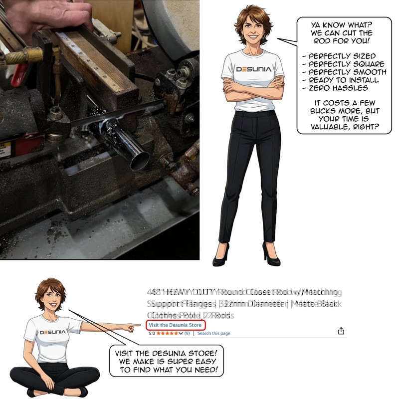 Oval Closet Rod End Hanger | Black | 2 Pack