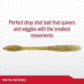 PowerBait MaxScent Flat Worm Smelt 3.6in | 9cm