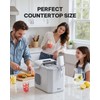 Silonn Ice Maker Countertop,Self-Cleaning Ice Makers with Basket and Scoop,9