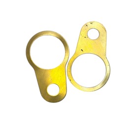 Earth Tags for Cable Glands Earthing tag, Brass, Pack of 2, Sizes Availiable : 32mm Earth Tags and 40mm Earth Tags (40mm)