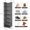 GRANNY SAYS 6 Shelf Hanging Closet Organizers and Storage, Collapsible