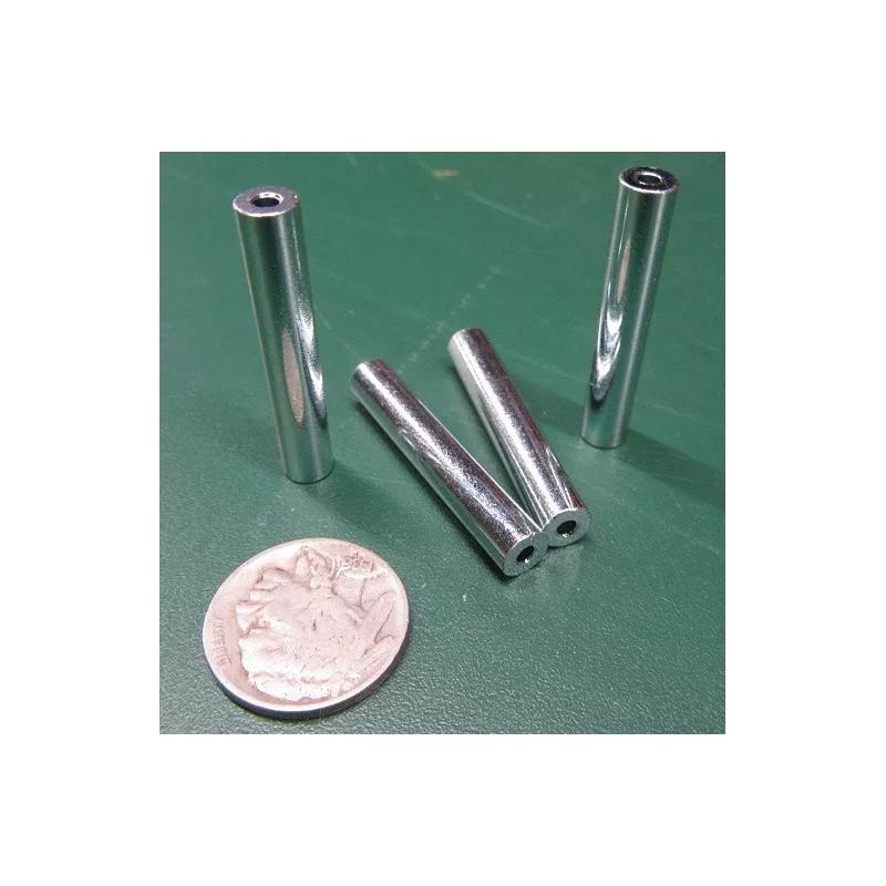 Basic Zinc Plate Steel Spacer, NO.2 Screw, 1/4" OD x