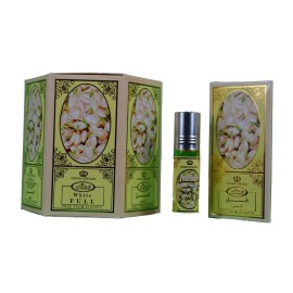 Al Rehab White Full - 6 ml (.2oz) Roll-on Perfume Oil by Al-Rehab (Box of 6)