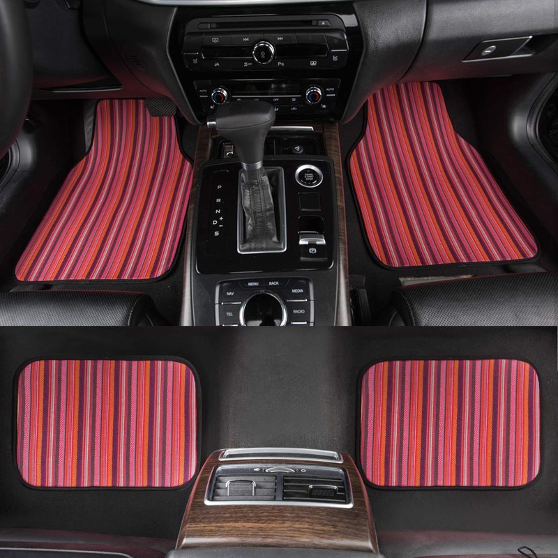 CAR Pass Baja Saddle Blanket Paisley Style Waterproof Car Floor