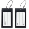 2X Metal Luggage Tags, ID Identifier Name Tag Address Labels