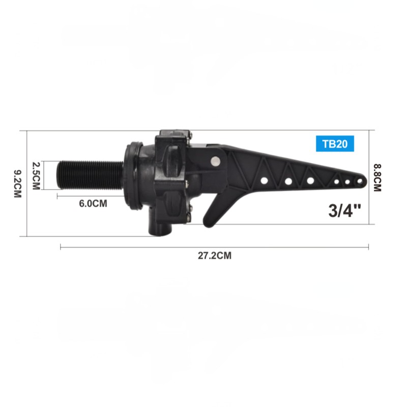 3/4‘’Tankbuddy Valve PumpBuddy High Flow Large Water Discharge Float Valve