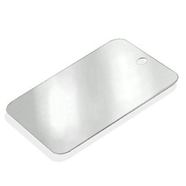 HTS Heavy-Duty Stainless Steel Camping Mirror - Personal Use, Emergency Signaling