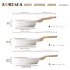 Kordisen Nonstick Ceramic Frying Pan Set, 3 Piece Ceramic Skillet