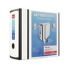 Staples Better Binder Heavy-Duty View, White, 1000-Sheet Capacity, 5"