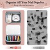 YOREPEK Extra Large Nail Polish Organizer Case Holds 96 to