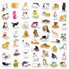 Pack of 100 Cute Ink Cat Stickers for Water Bottle,