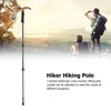 Hiker Hiking Pole Adjustable Telescopic Outdoor Walking Stick Elderly Non