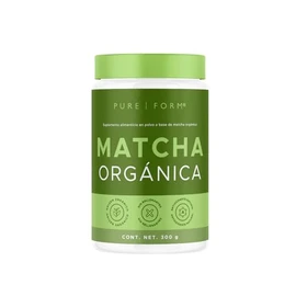 Pure Form Matcha Orgánica Te Verde En Polvo Ceremonial 300gr                                                                                          