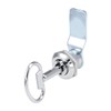 sourcing map Tubular Cam Lock, 18mm Cylinder Long Bent Cam,