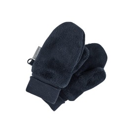 Sterntaler Microfleece Mittens with Velcro Fastening, navy