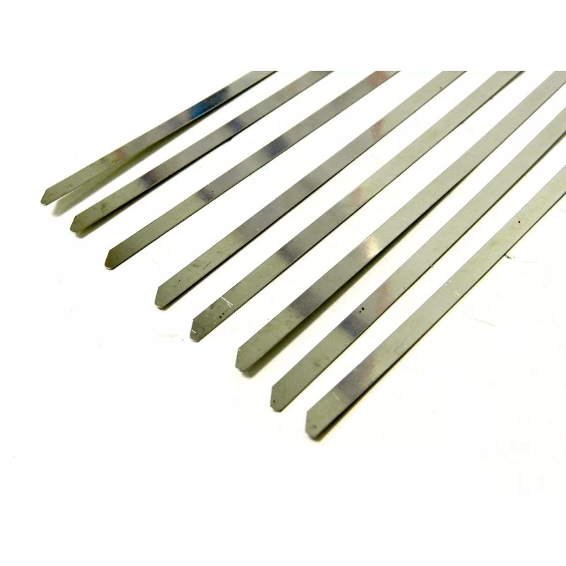 Unbranded QTY 4 8" UNIVERSAL STAINLESS STEEL ZIP TIE CABLE