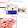 4Pcs DC 12V Micro Push Pull Solenoid Electromagnet Mini Solenoid