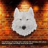 3D Simulation Animal Head Statues Wall Decor Resin Unique Exquisite