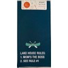 Lake House Rules Tea Towel