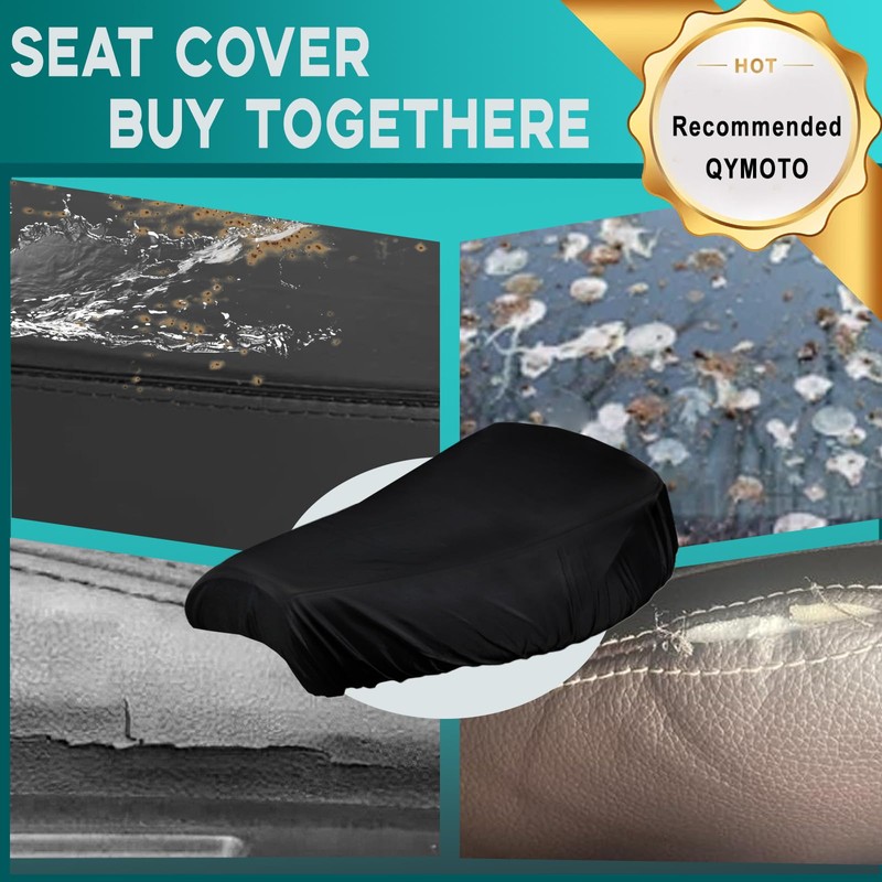 QYMOTO 15" Coleman CT200U-EX Seat, Upgraded CT200uex Minibike Powersports Seats,Replacement
