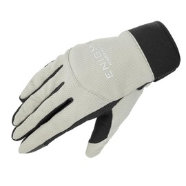ENIGMA 25-002 EN-002 Solstice Gloves for Motorcycles, Spring, Summer, Autumn, Stretch, Mesh, Light Gray, L