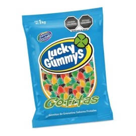Gomitas Lucky Gummys Gotitas Frutales 1kg