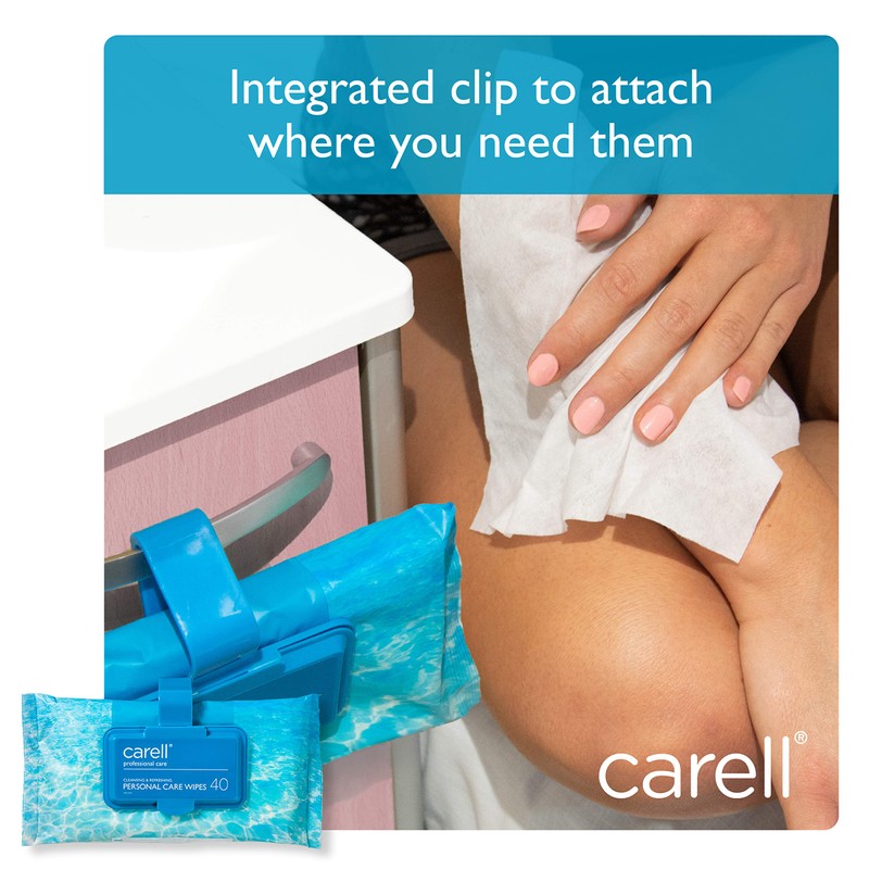 Carell Personal Care Wipes - Pack of 1 - 40